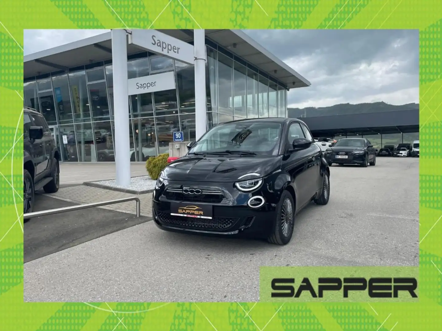 Fiat 500 Hybrid Hatchback HB Torino Schwarz - 1