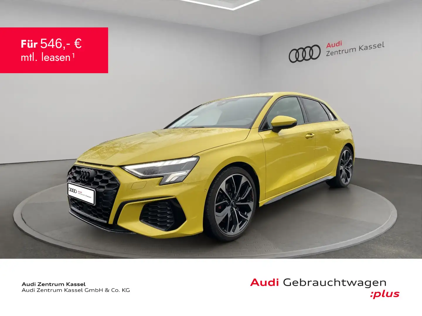 Audi S3 qu. LED HuD Kamera Carplay Navi Gelb - 1