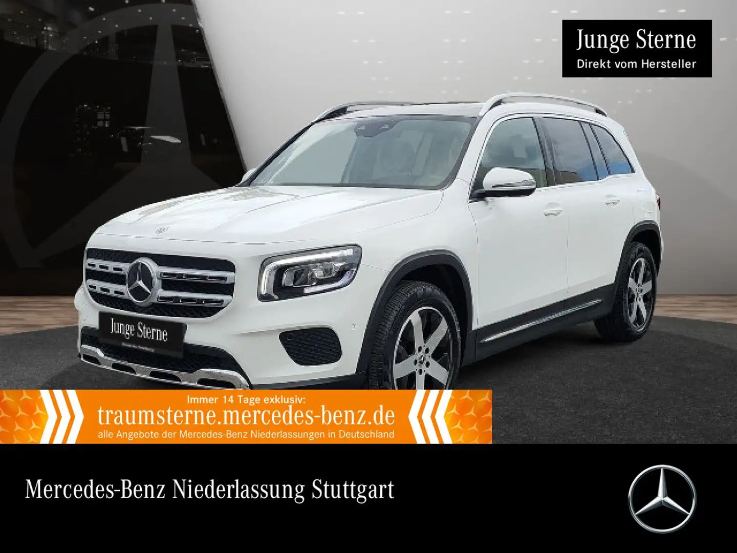 Mercedes-Benz GLB 200 PROGRESSIVE+PANO+LED+KAMERA+TOTW+7G Weiß - 1