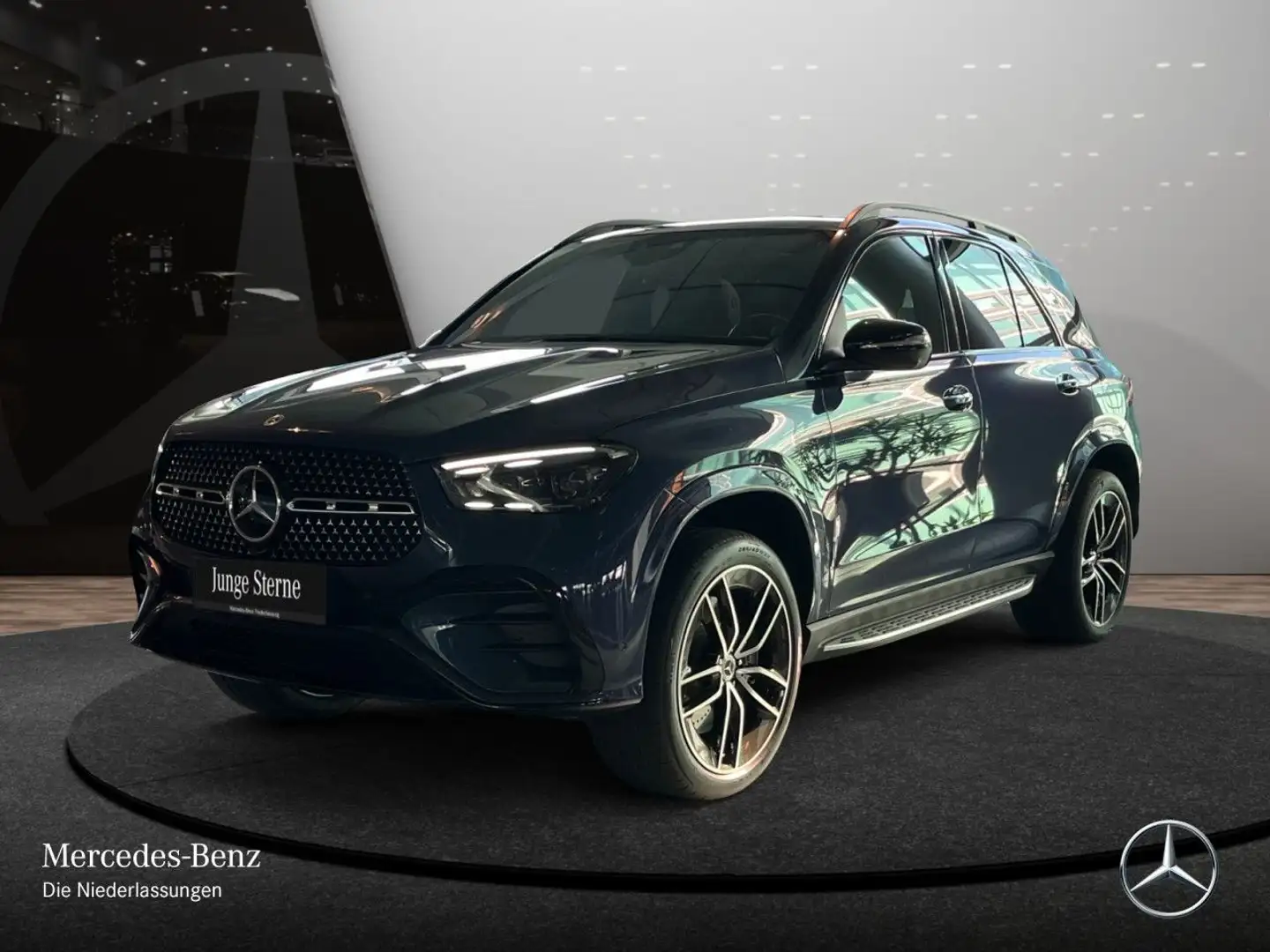 Mercedes-Benz GLE 350 de 4M AMG+NIGHT+PANO+360+MULTIBEAM+FAHRASS Blau - 2