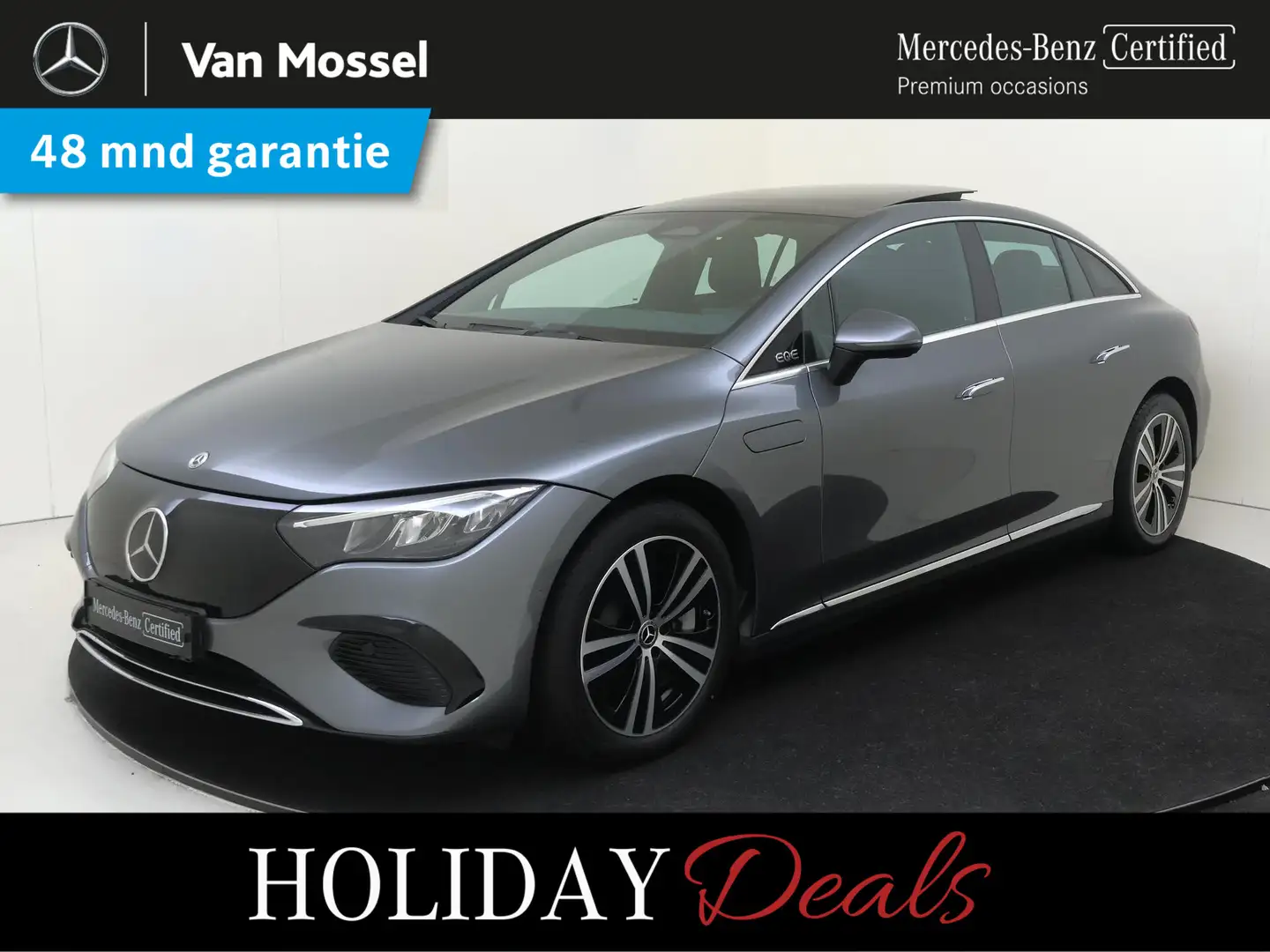 Mercedes-Benz EQE 300 Business Edition 89 kWh / Panaroma-dak / Achteruit Gris - 1