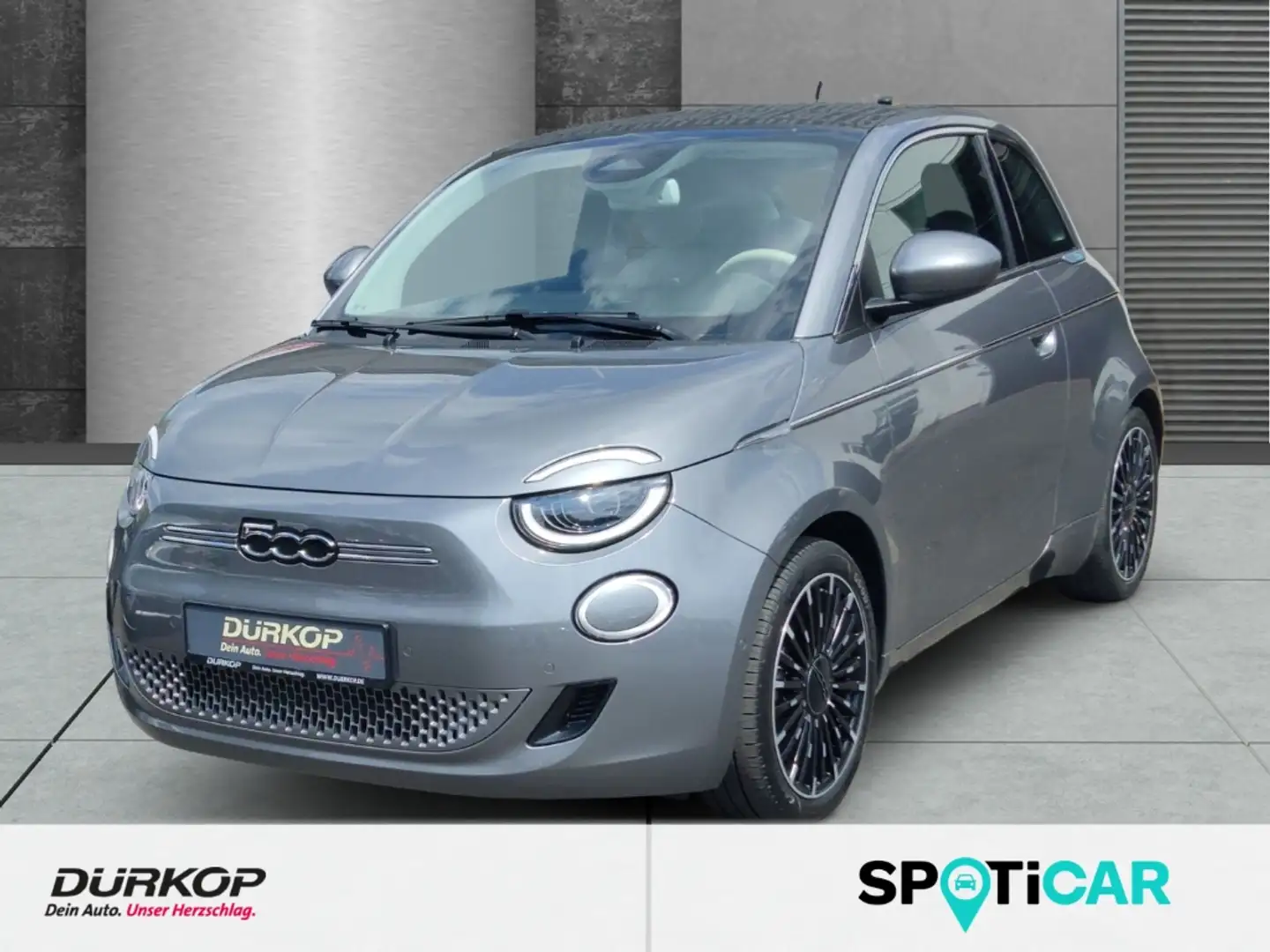 Fiat 500e La Prima 42kWh Navi Sitzheizung Grau - 1