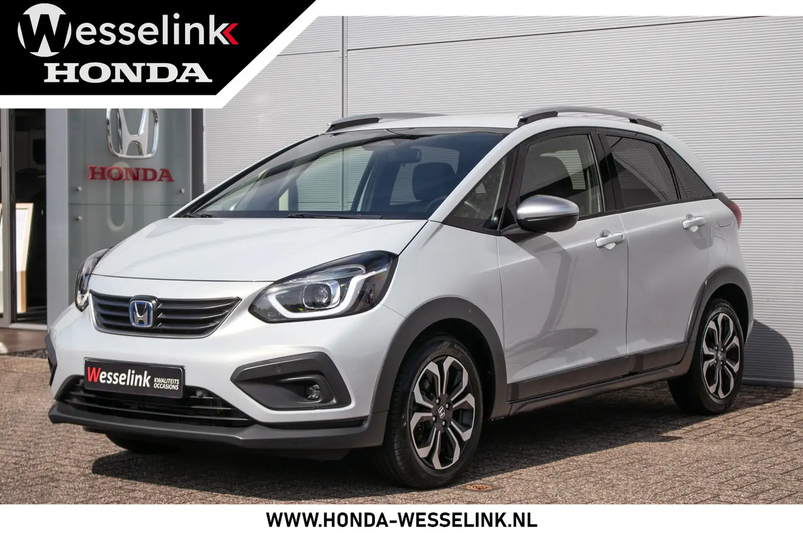 Honda Jazz 1.5 e:HEV Crosstar All-in rijklaarprijs | Nav | Ap Argent - 1