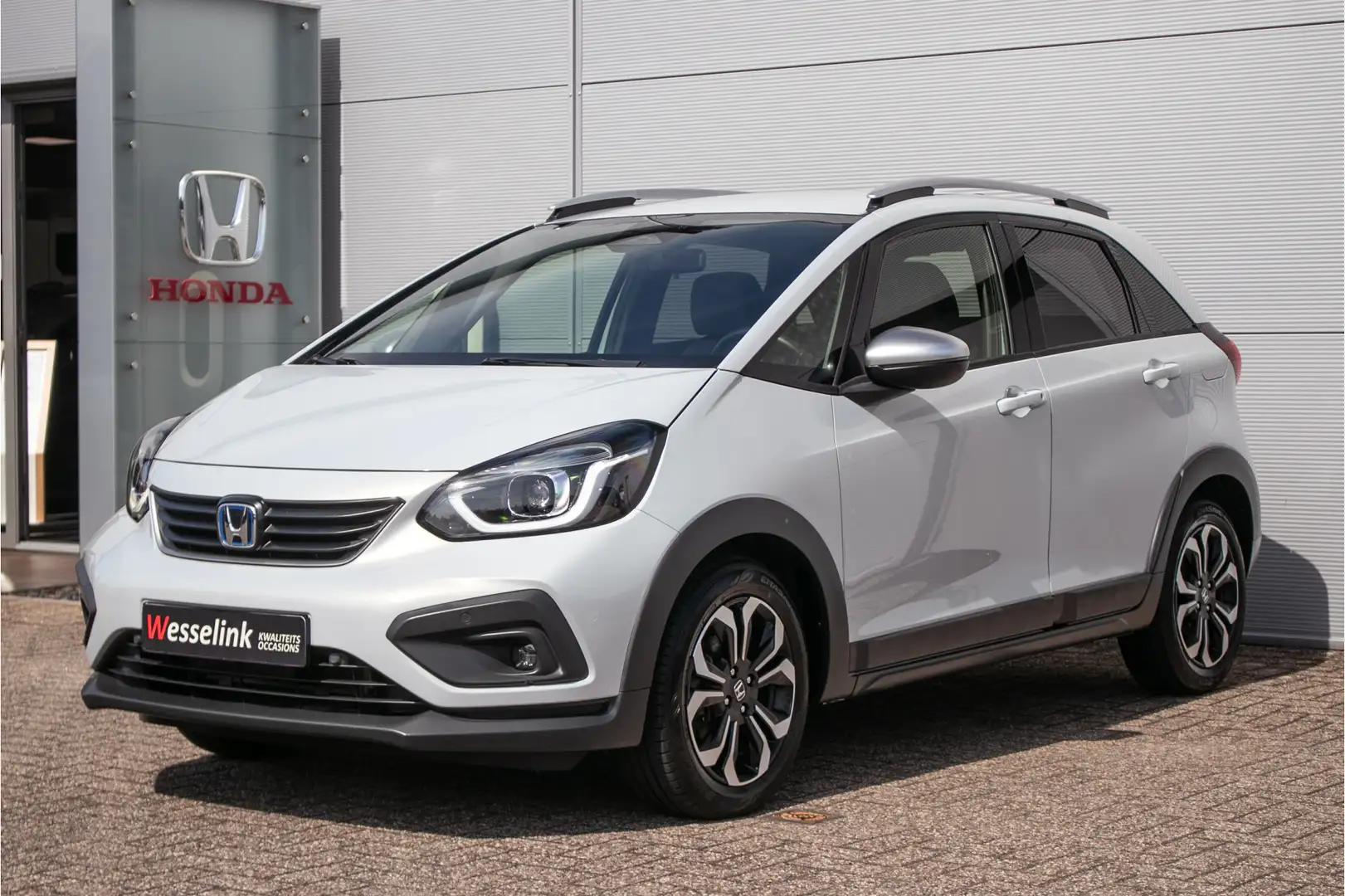 Honda Jazz 1.5 e:HEV Crosstar All-in rijklaarprijs | Nav | Ap Zilver - 1
