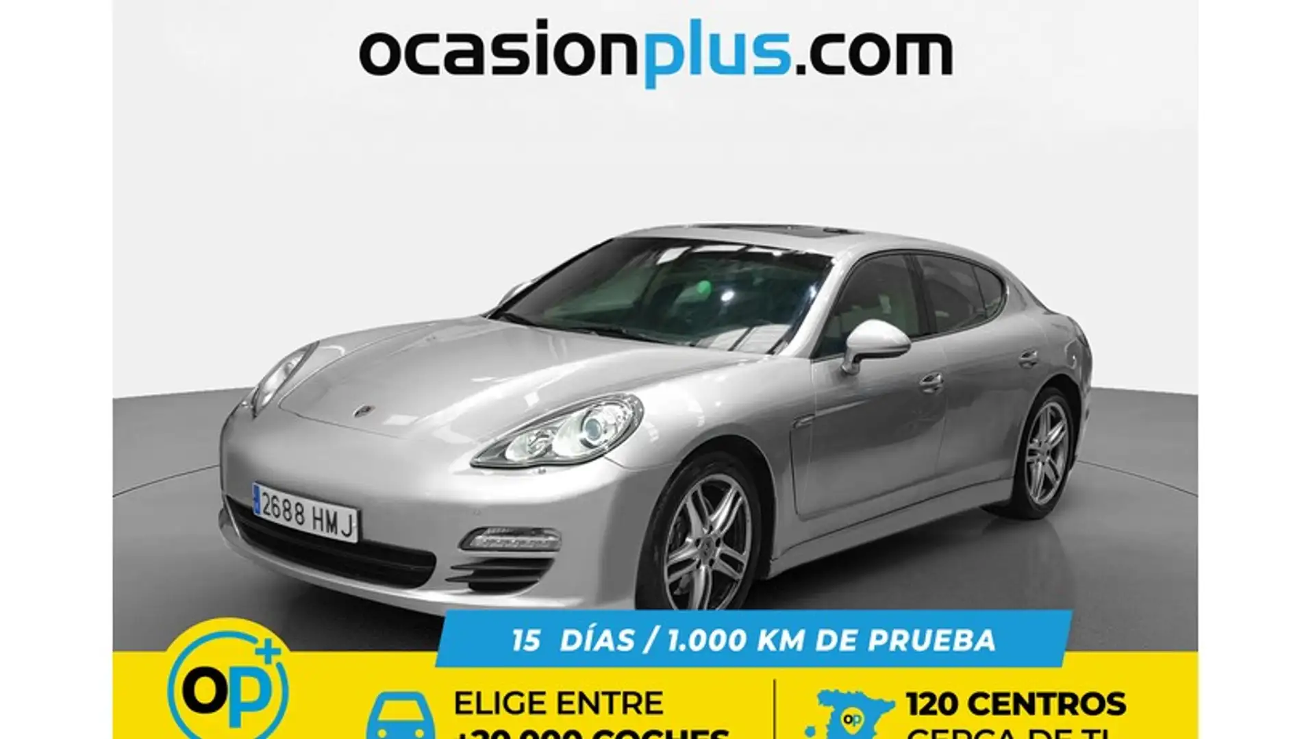 Porsche Panamera Diesel Aut. Plateado - 1