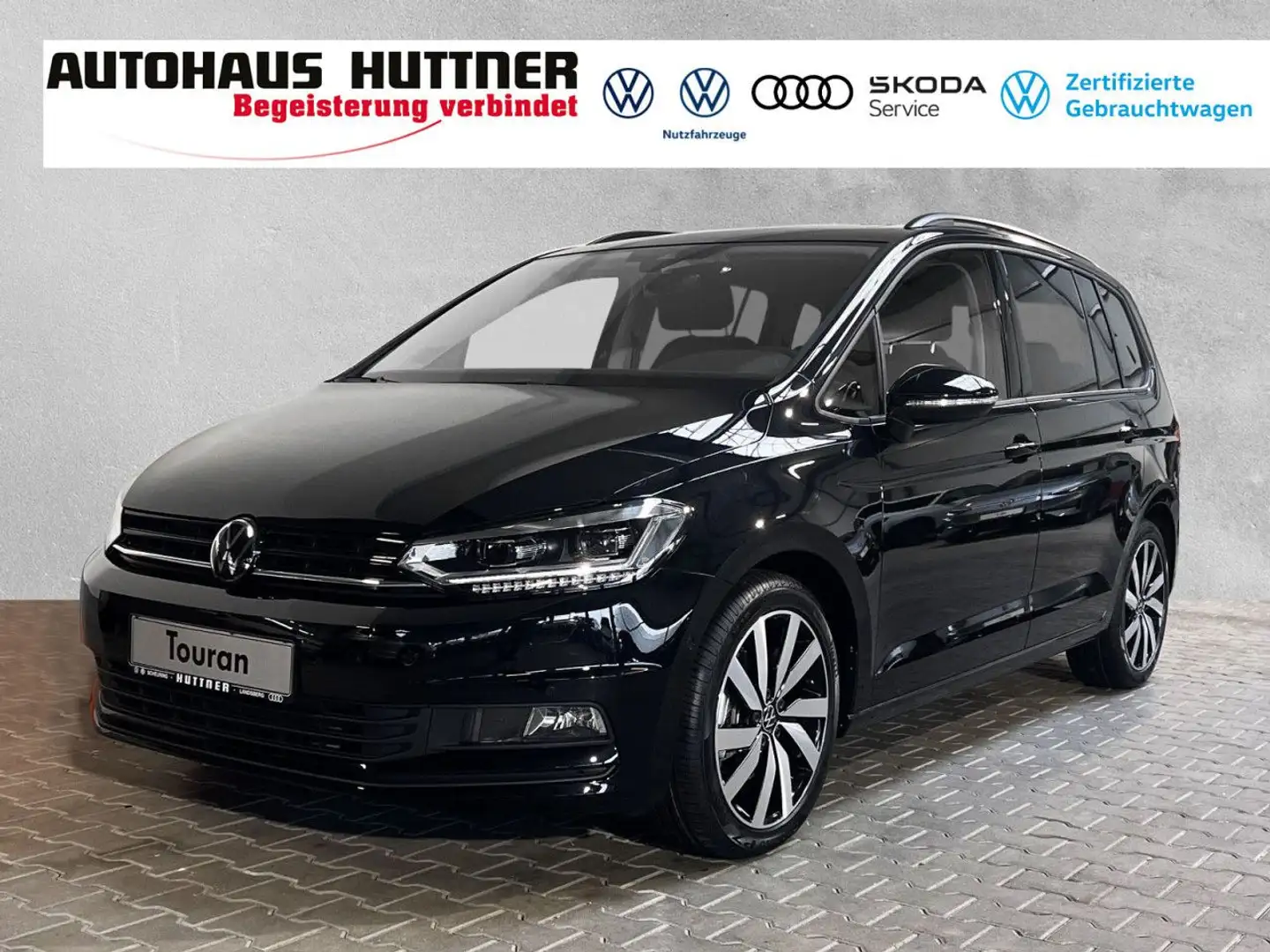 Volkswagen Touran HIGHLINE 1.5 TSI DSG NAVI AHK LED STANDHEIZ Schwarz - 1