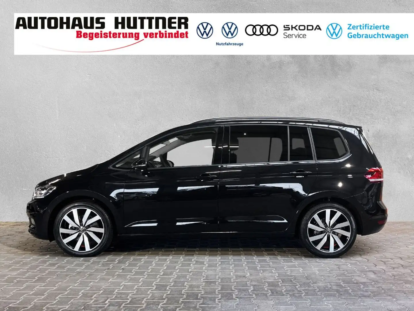 Volkswagen Touran HIGHLINE 1.5 TSI DSG NAVI AHK LED STANDHEIZ Schwarz - 2
