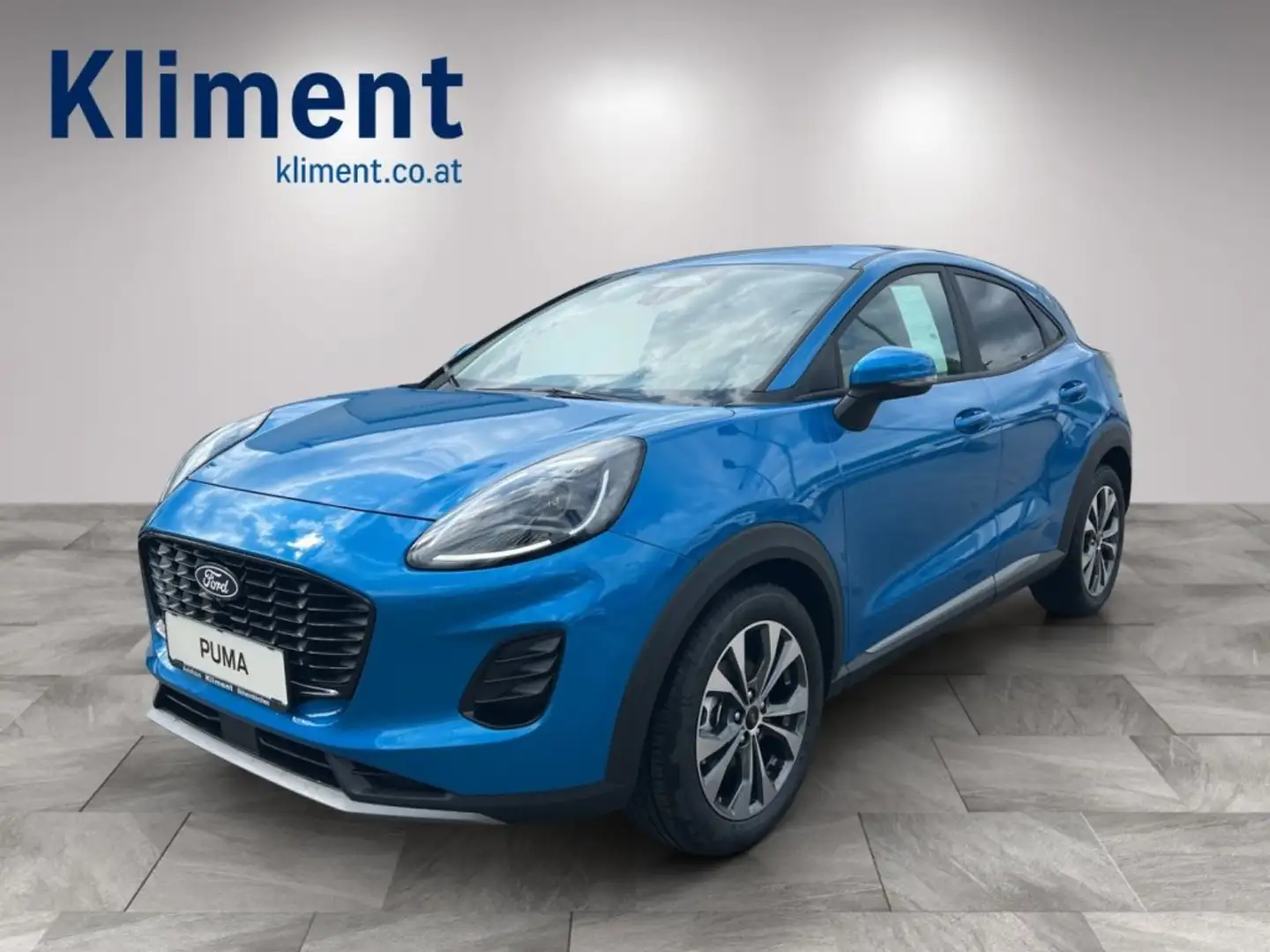 Ford Puma 1,0 EcoBoost Hybrid Titanium Blau - 1
