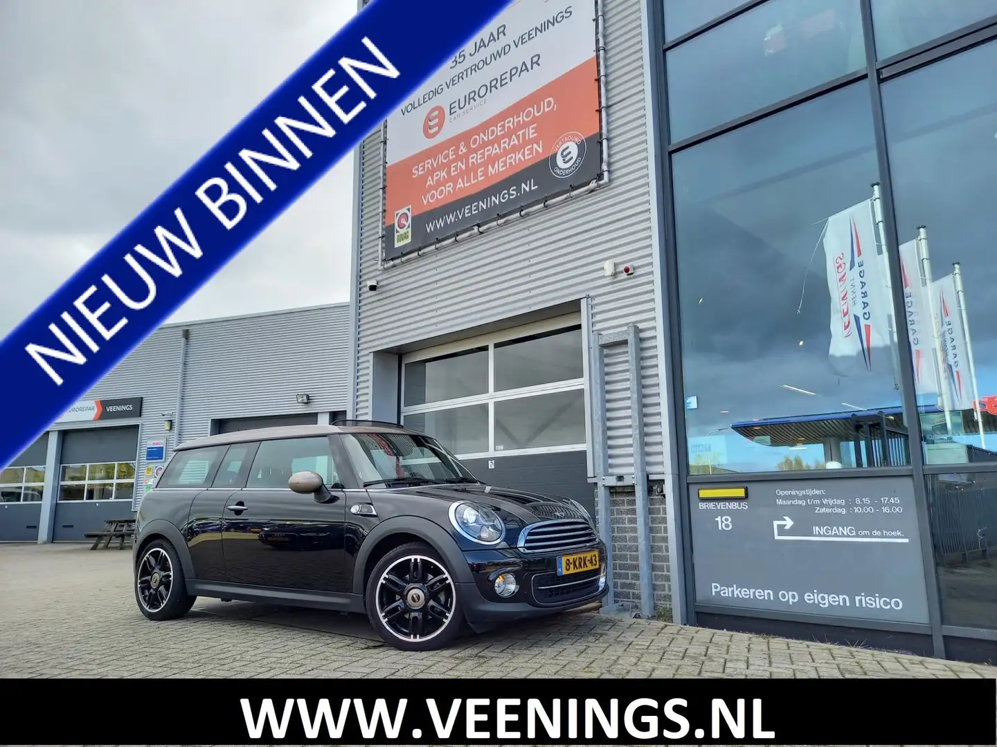MINI Cooper Clubman Mini 1.6 Chili BOND STREET - PANO - LEER + STL VER Zwart - 1