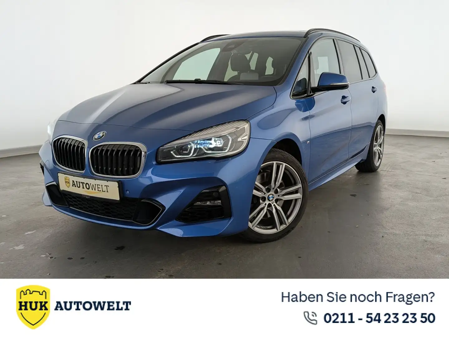 BMW 220d GT xDrive M Sport PANO+LED+NAVI+SHZ+RFK+ Niebieski - 1