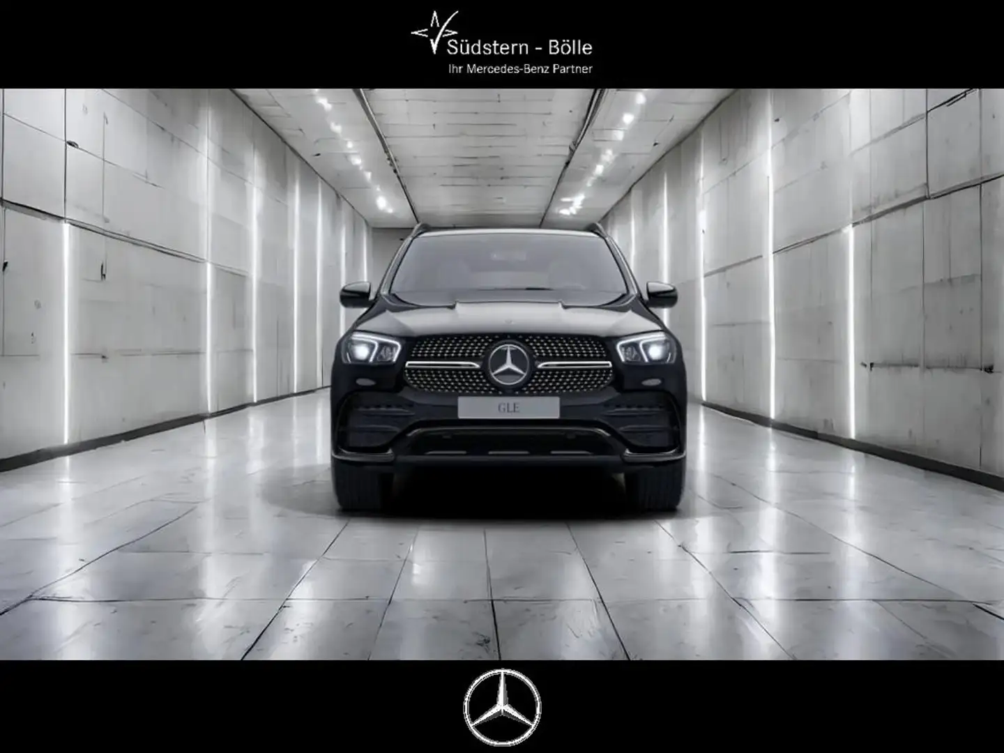 Mercedes-Benz GLE 400 d 4M AMG+NIGHT+AHK+DISTRO+BURMESTER+360° Noir - 2