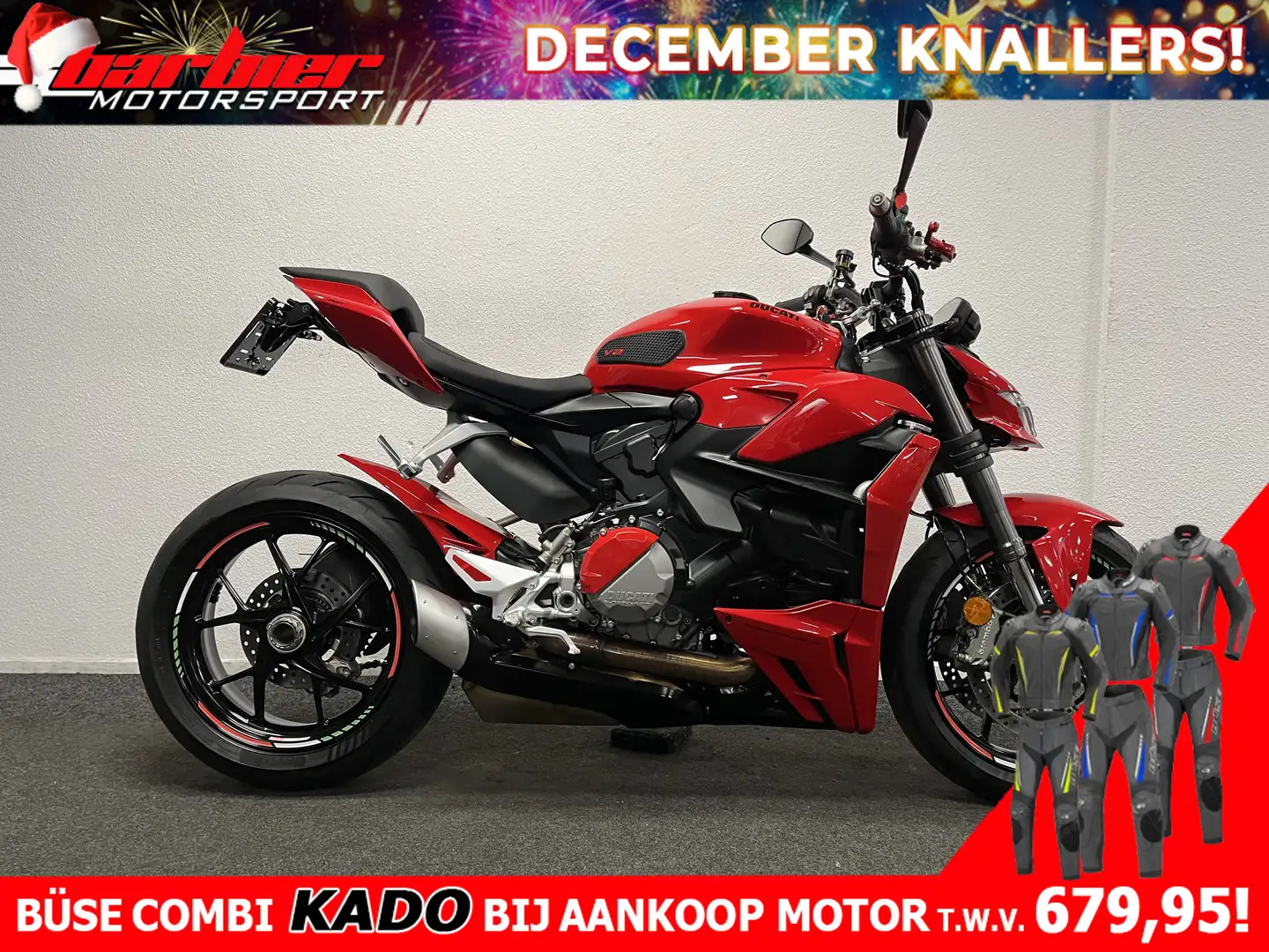 Ducati Streetfighter V2 Rood - 1