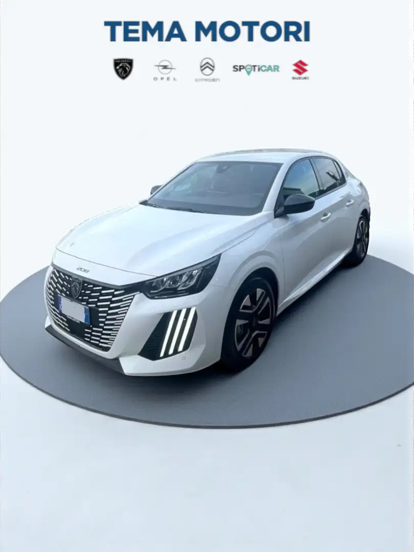 Peugeot 208 Hybrid 136 e-DCS6 Allure Bianco - 1