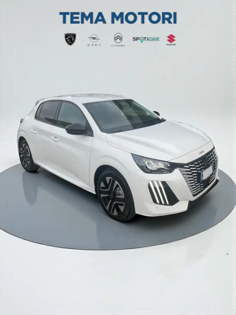 Peugeot 208 Hybrid 136 e-DCS6 Allure Bianco - 2