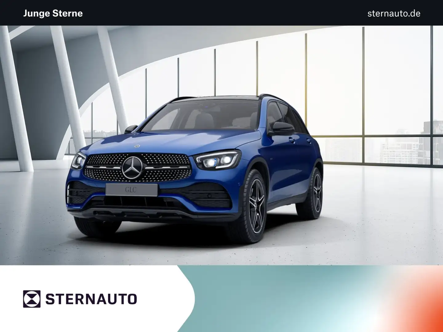 Mercedes-Benz GLC 300 GLC 300 e 4M AMG Line/Kamera/Pano-Dach/Distronic Blau - 1