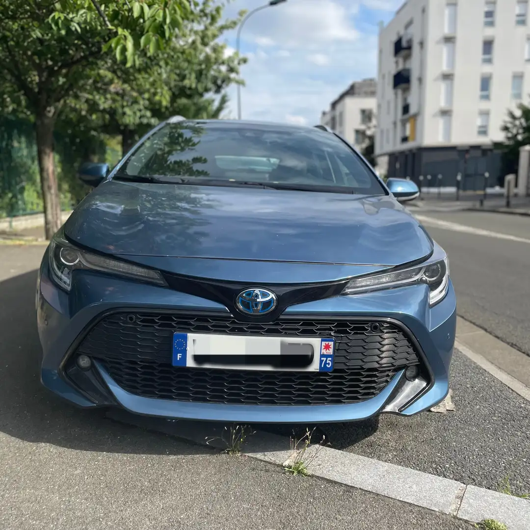 Toyota Corolla Corolla Touring Sports Hybride 122h Design Bleu - 2