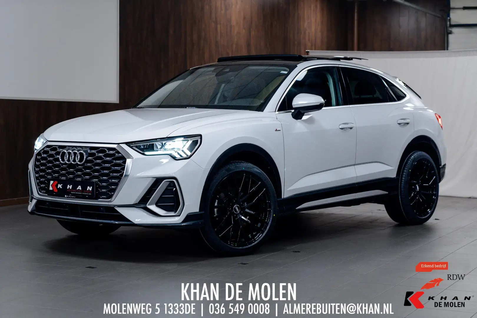 Audi Q3 Sportback 35 TFSI S Edition PANO|LEER|ELEKTR.ACHTr Weiß - 1