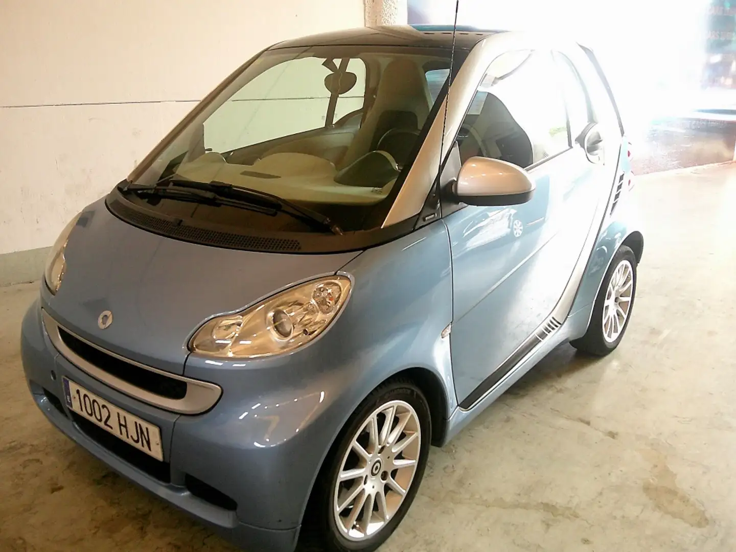 smart forTwo Coupé 52 mhd Passion Aut. Azul - 1