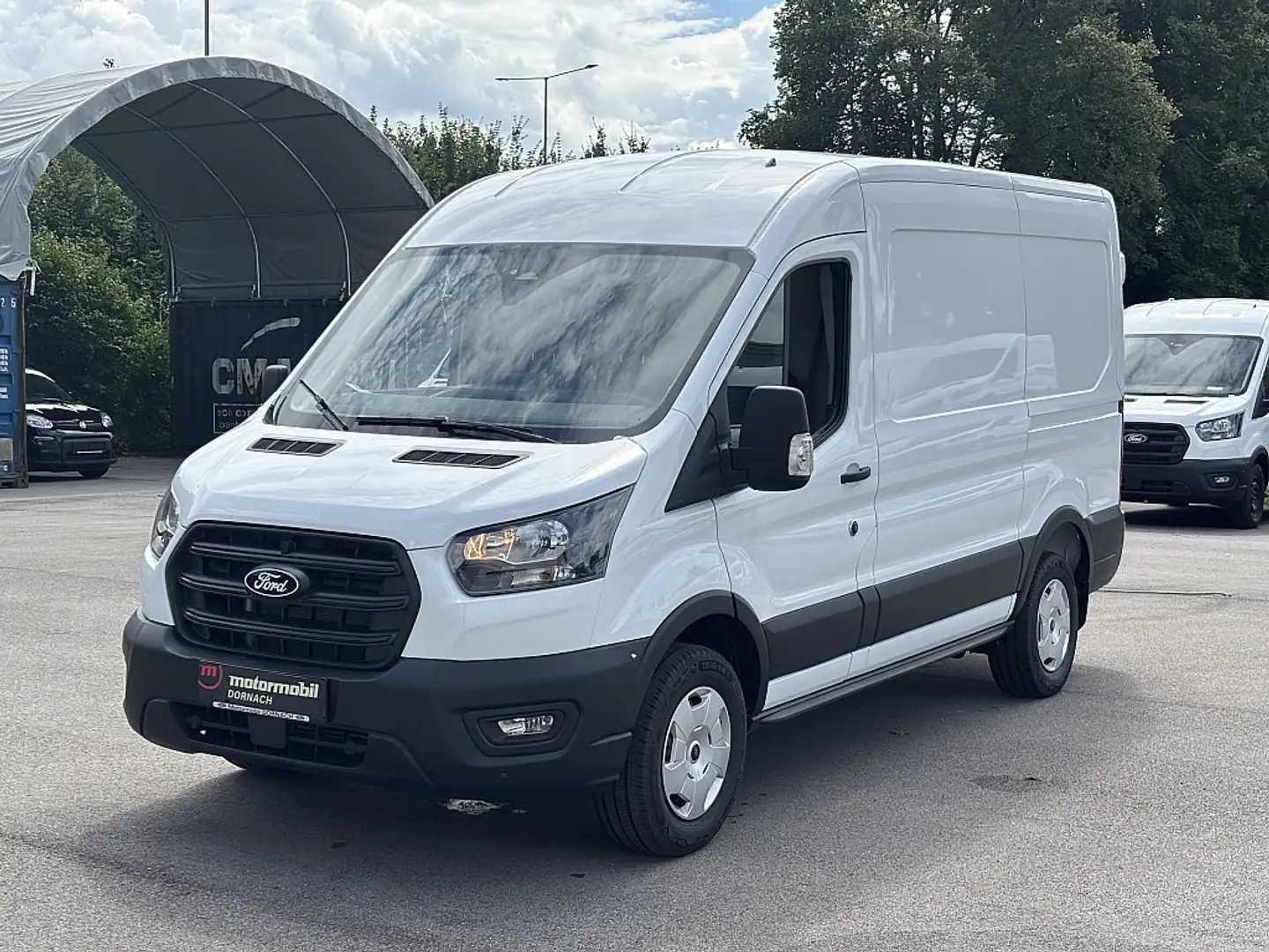 Ford Transit Transit Kasten 2,0 EcoBlue L2H2 350 Trend Blanc - 1