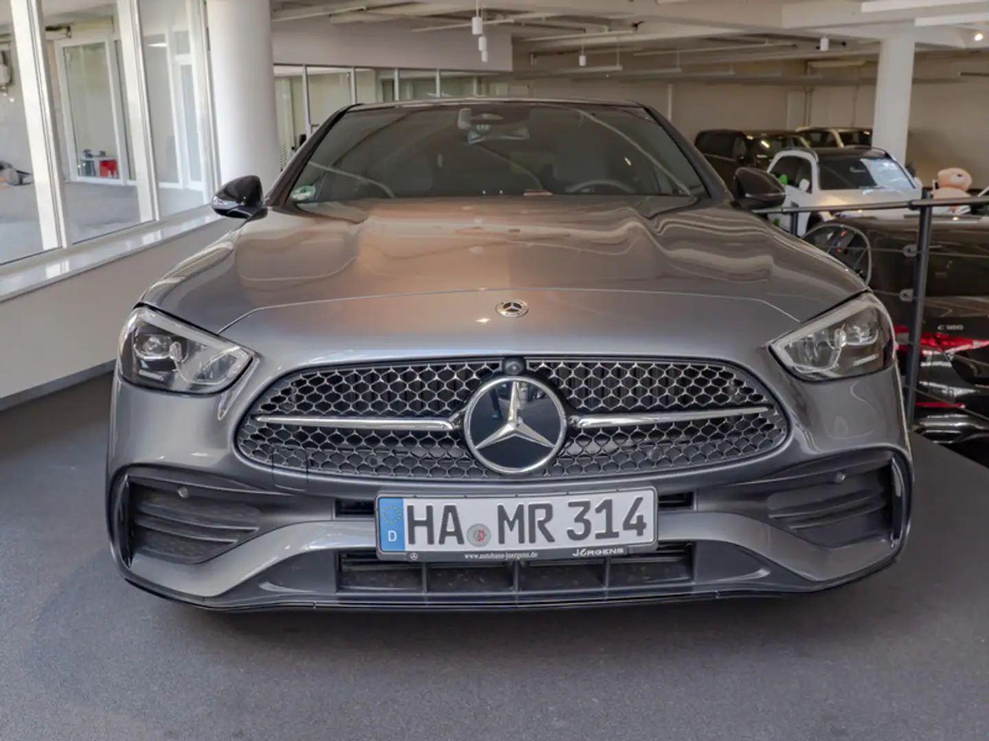 Mercedes-Benz C 180 AMG-Sport/LED/360/Pano/Night/Totw/Distr/19 Gris - 2
