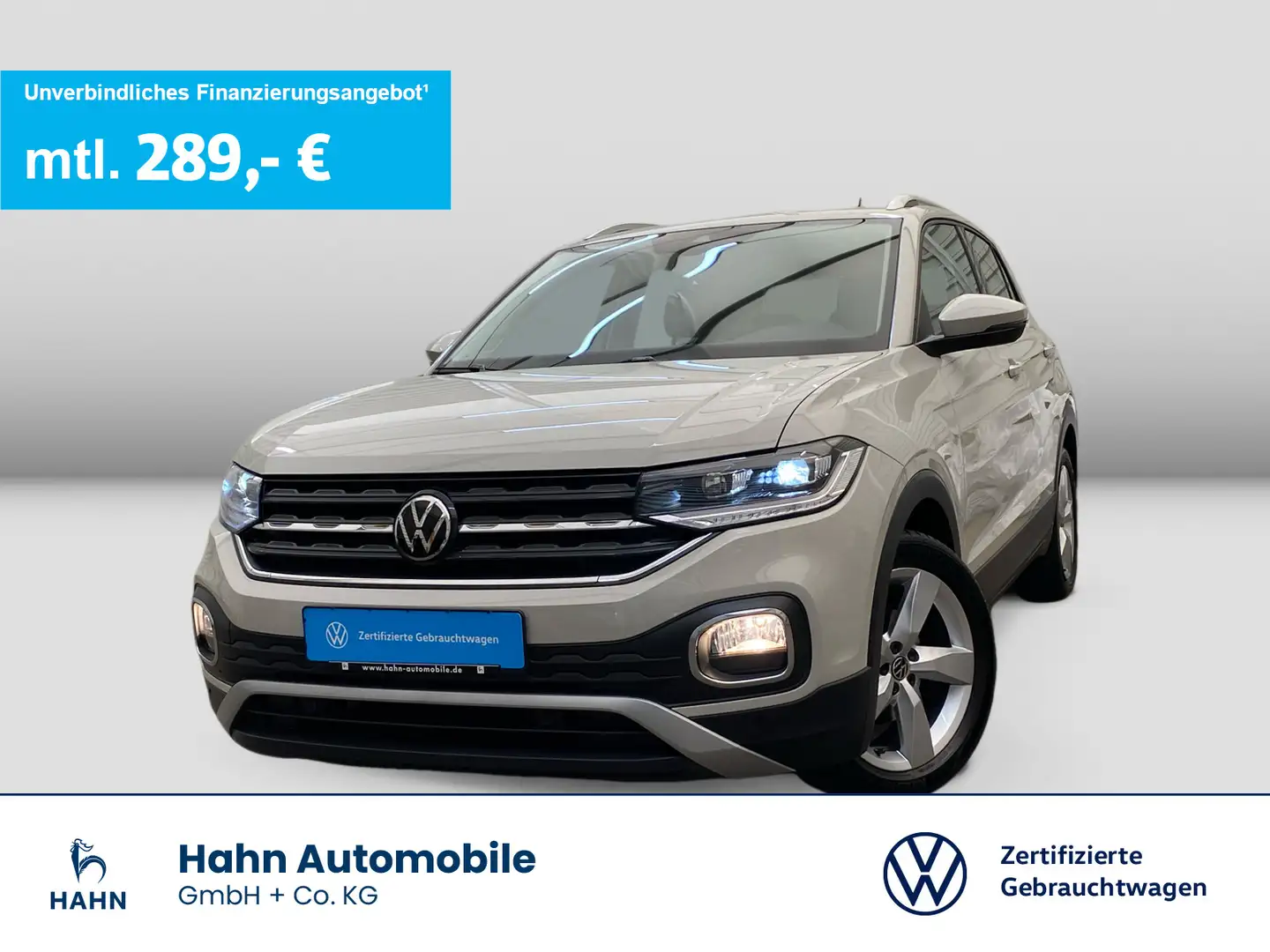 Volkswagen T-Cross 1.0 TSI Style DSG AHK Kamera LED PDC Grau - 1