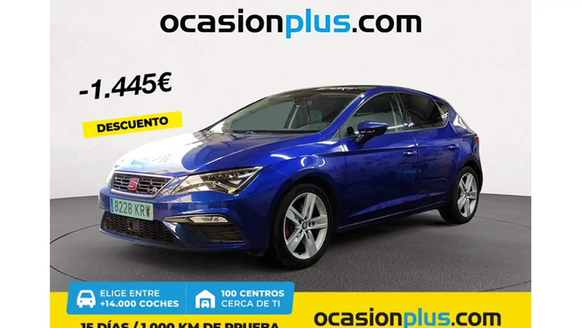 SEAT Leon 1.5 EcoTSI S&S FR 150 Blauw - 1