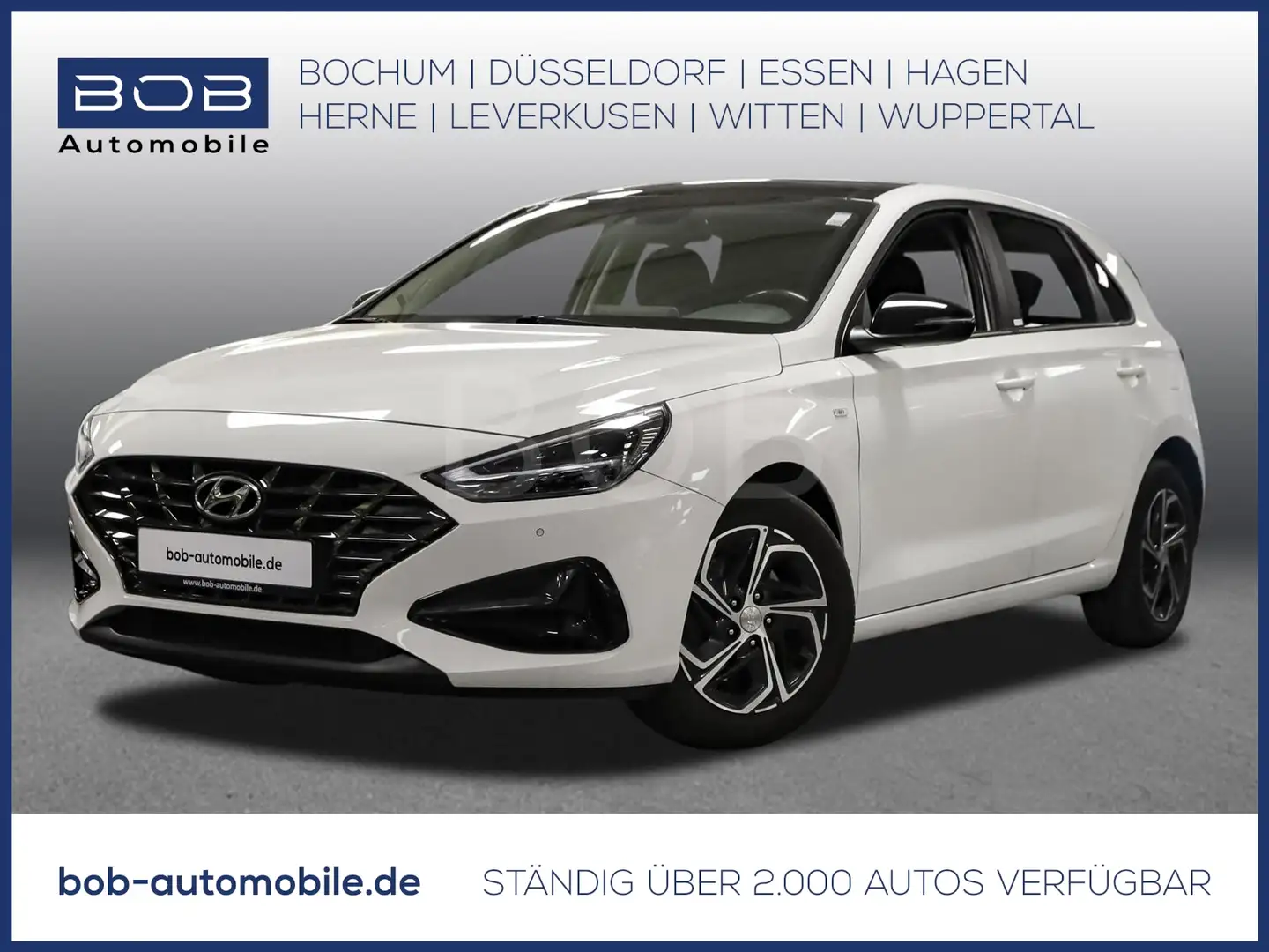 Hyundai i30 1.5 Intro Ed. Pano LED NAVI SHZ CARPLAY Blanc - 1