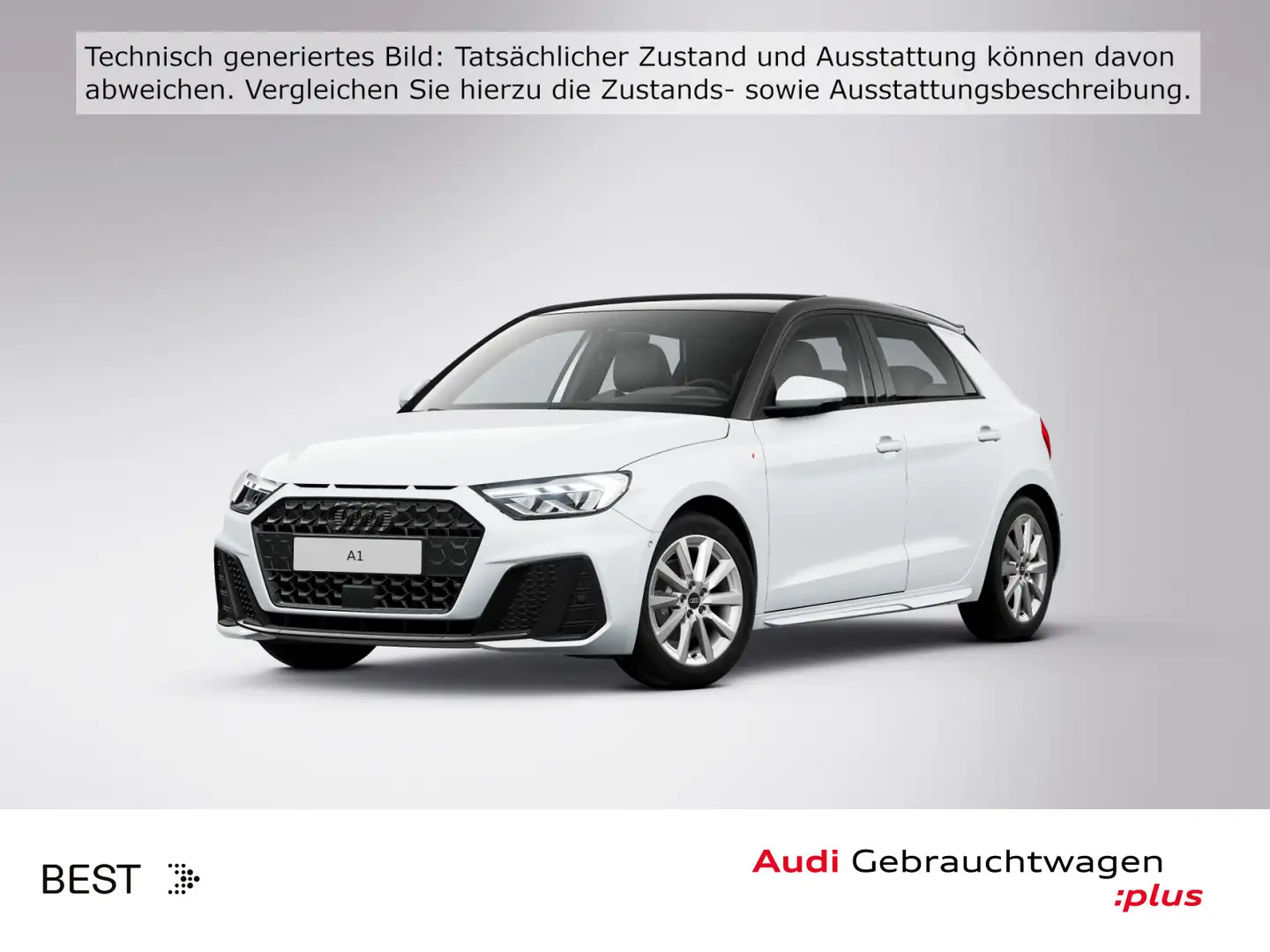 Audi A1 S line 30 TFSI ACC*Navi*LED*Kamera Weiß - 1