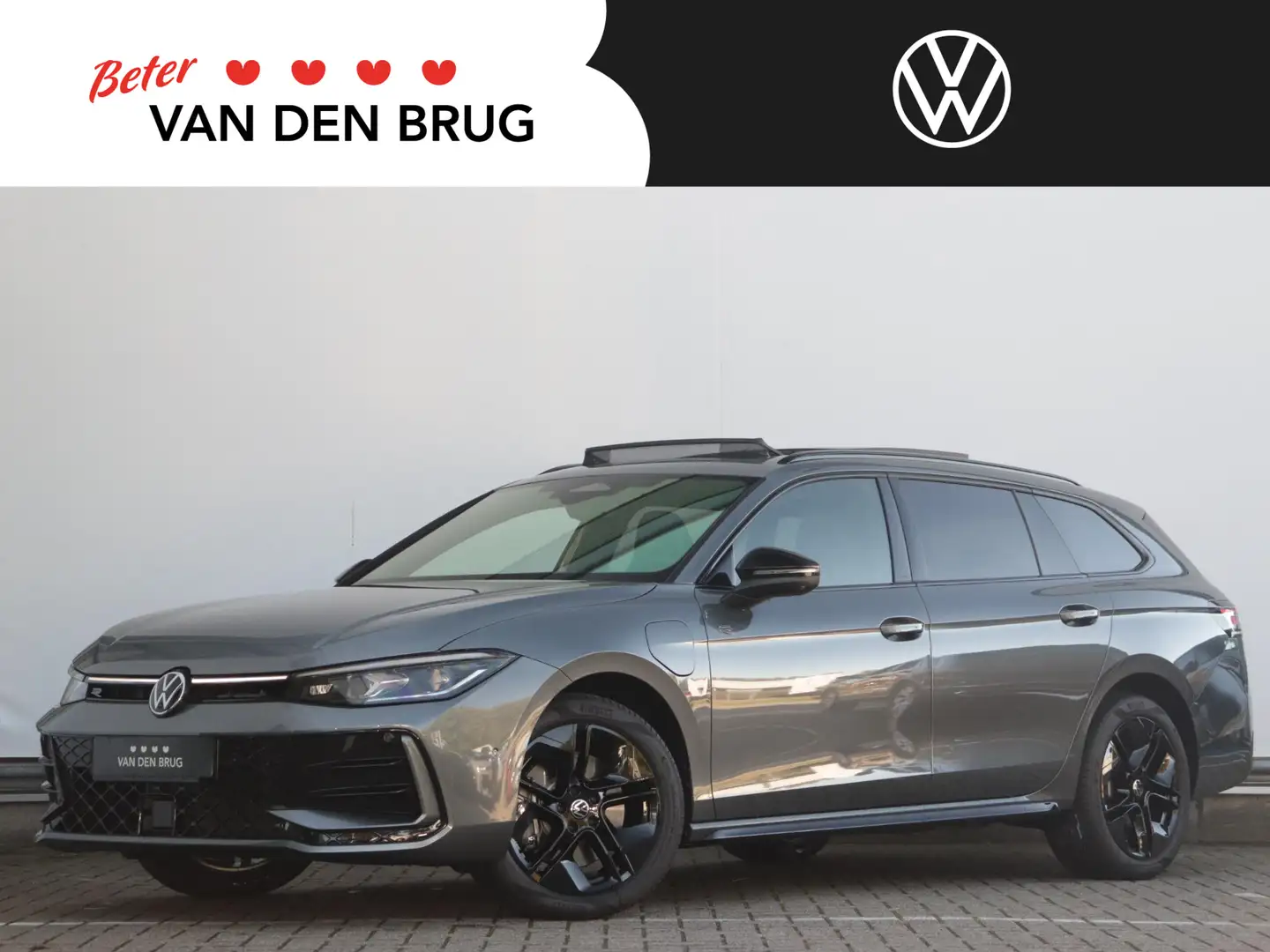 Volkswagen Passat Variant 1.5 eHybrid 272pk R-Line | Panoramadak | 360° came Gris - 1