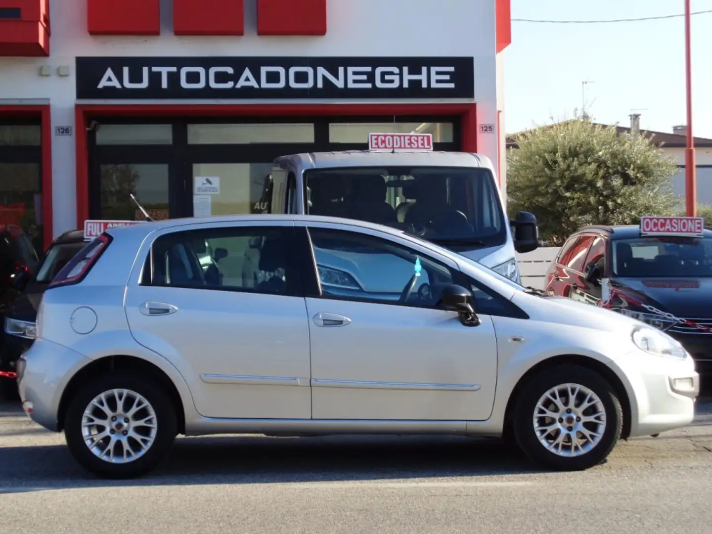 Fiat Punto Evo 1.4 automatica PREZZO VALIDO FINO 31.12,km certif. Argento - 1