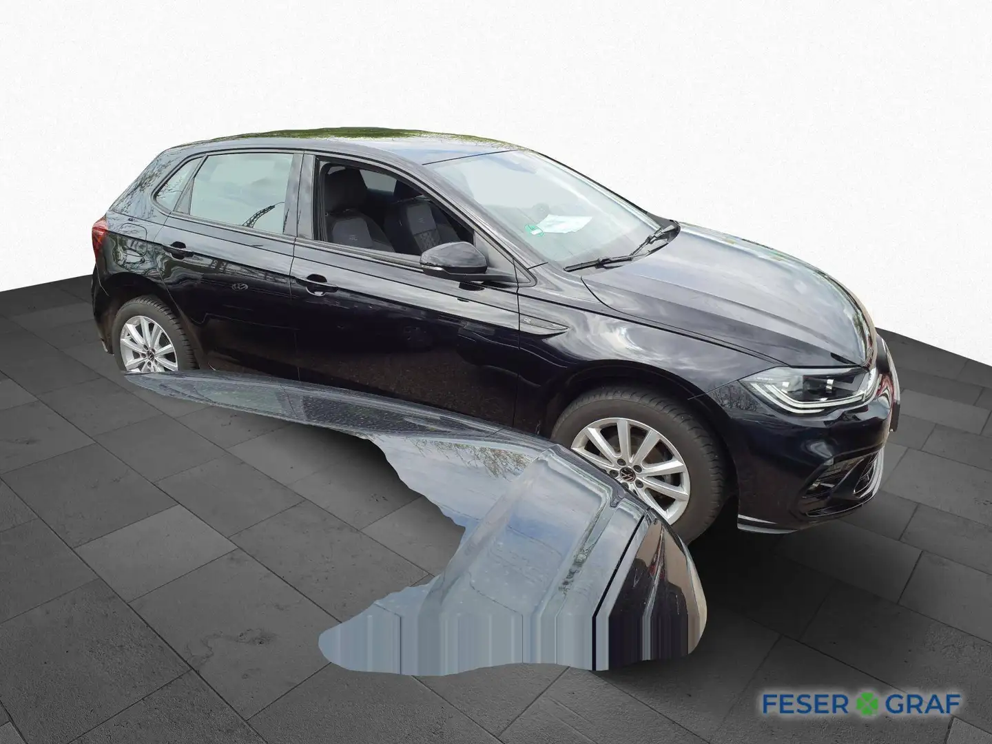 Volkswagen Polo 1.0 TSI R-LINE DSG KAMERA NAVI ACC IQ LIGHT Schwarz - 2