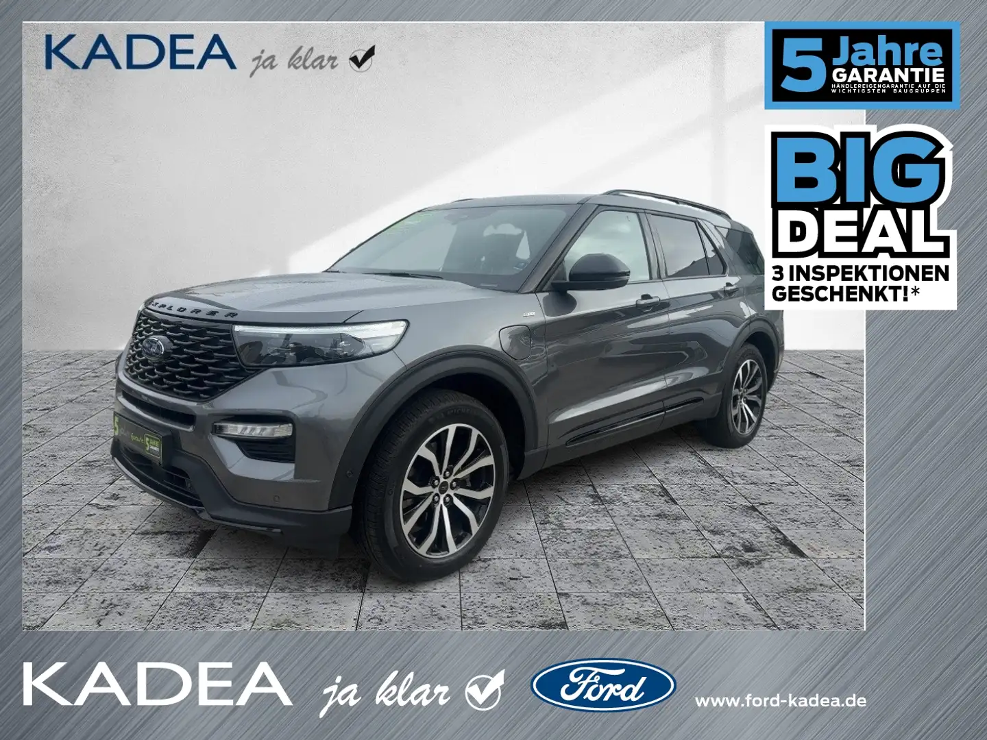 Ford Explorer 3.0 ST-Line ACC|Navi|Kamera|Winter-P| Grijs - 1