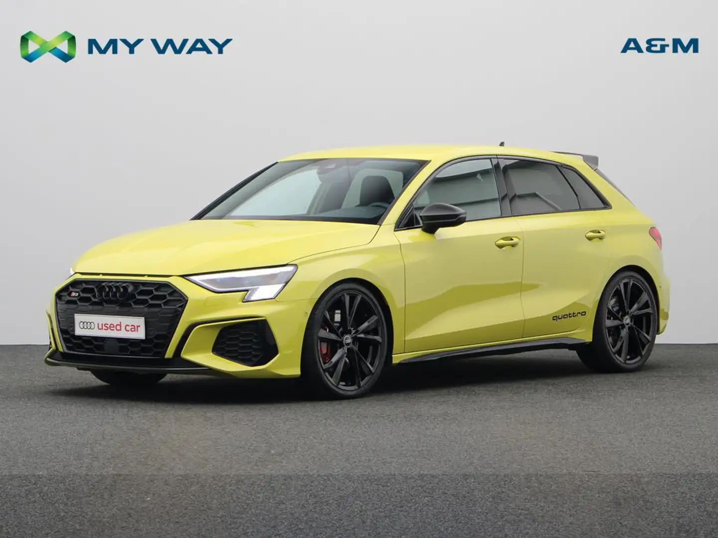 Audi S3 Sportback 2.0 TFSI 310 PK QUATTRO S-TRONIC Geel - 1