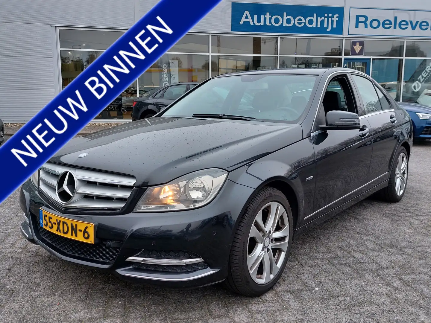 Mercedes-Benz C-klasse 180 157pk Automaat Business Class Avantga Zwart - 1