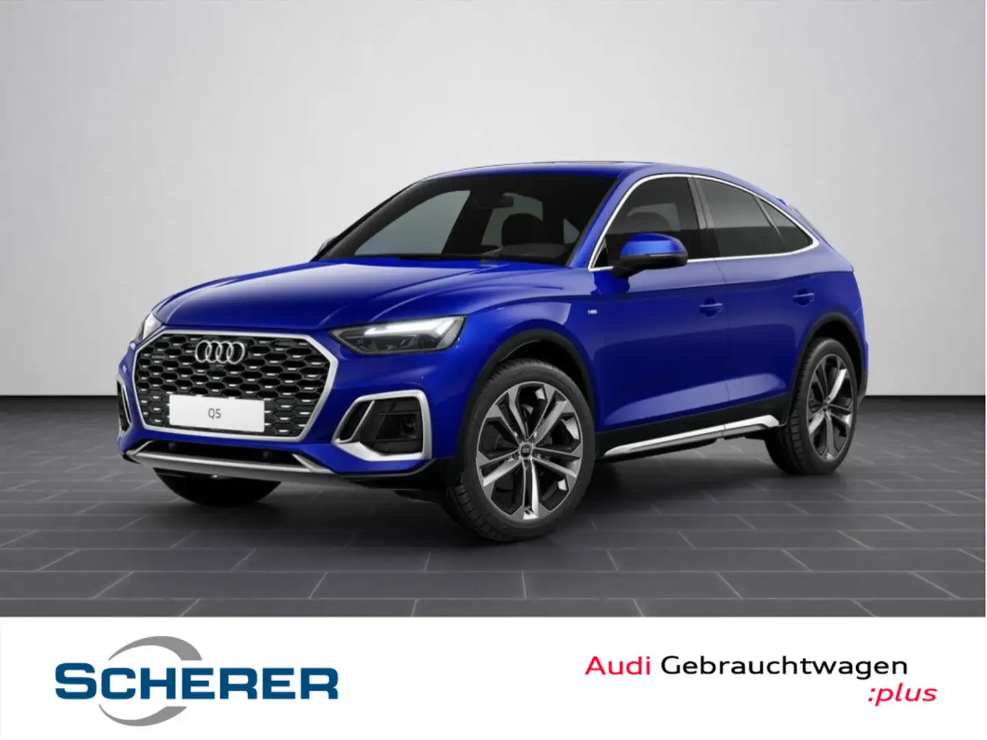 Audi Q5 45 TFSI quattro S tronic S LINE PAN Kék - 1
