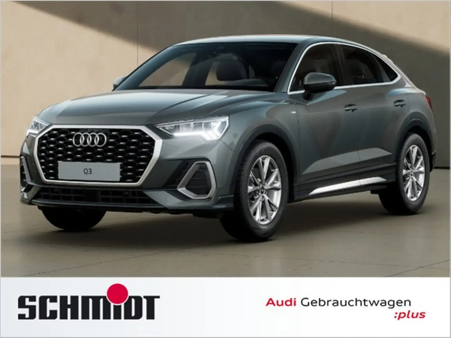 Audi Q3 Sportback 35 TDI S line LED Kamera Teilleder Sm... Grau - 1