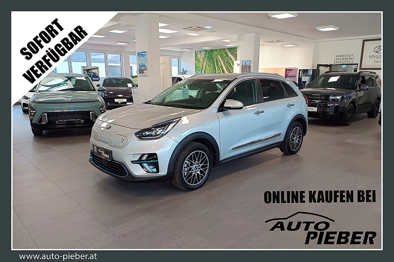 Kia e-Niro Niro EV 64kWh long Range Gold *Navi*Klima*Sitzh... Silber - 1