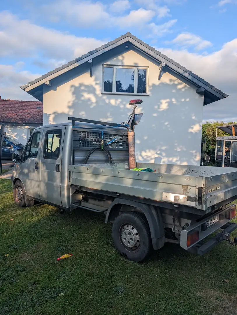 Peugeot Boxer Boxer HDi 244 D DOKA Pritsche Standheizung klima Argent - 2