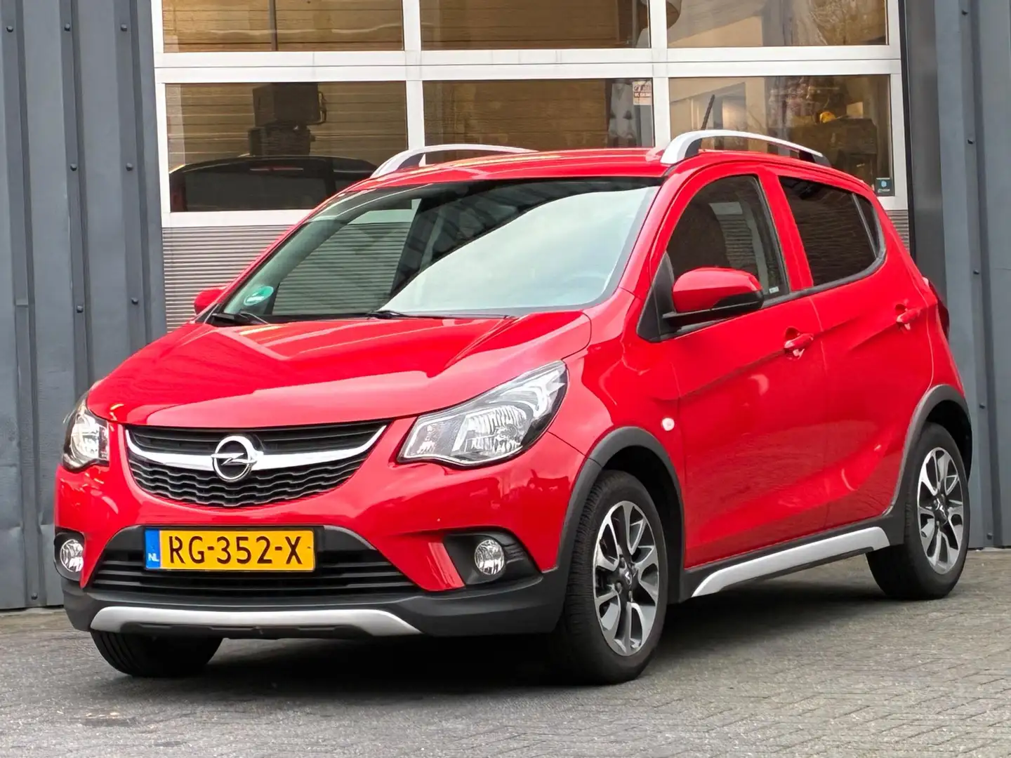 Opel Karl 1.0 Rocks Online Edition Airco Cruise controle Rouge - 1