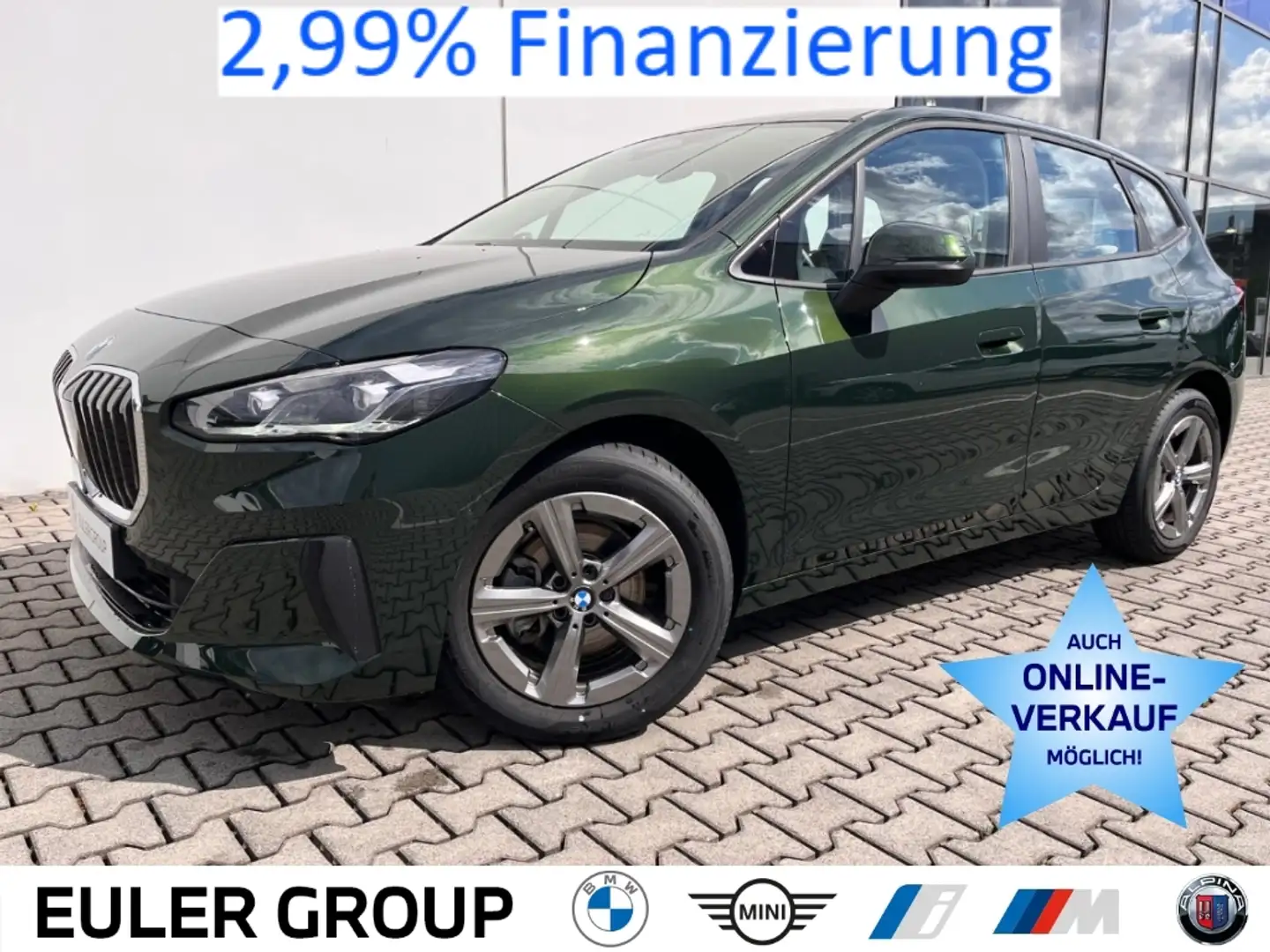 BMW 218 Active Tourer i 17'' Sportsitze Widescreen ParkAss Yeşil - 1