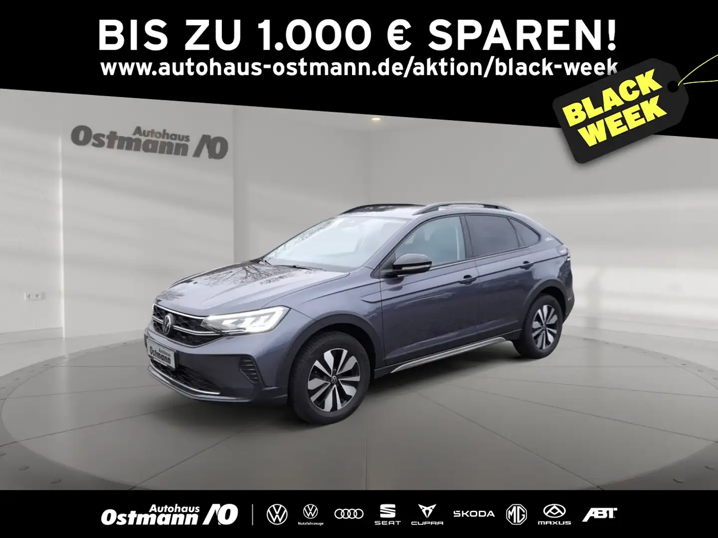 Volkswagen Taigo 1.0 TSI Goal Navi SHZ ACC CarPlay Grau - 1