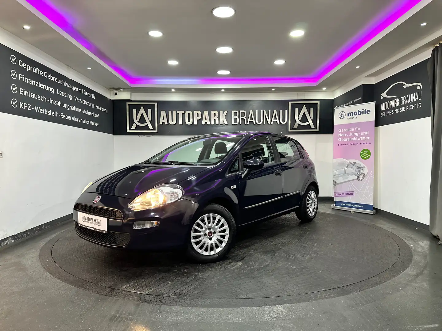Fiat Punto 1,2 Pop *1.BESITZ*68.000KM*NEUES-PICKERL* Blau - 1
