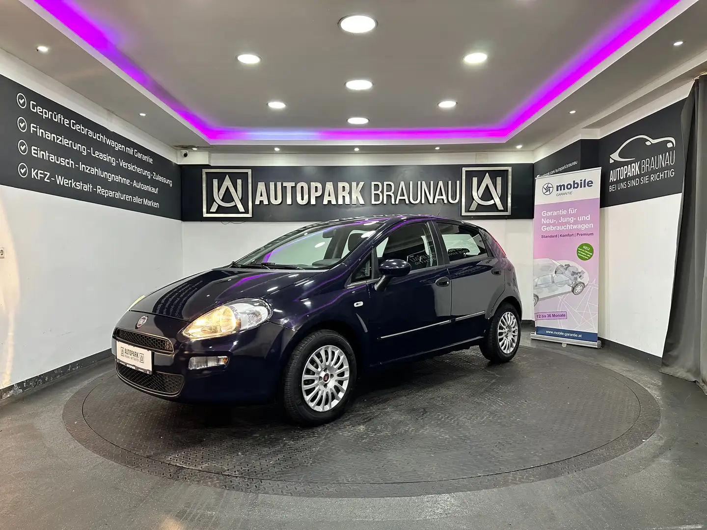 Fiat Punto 1,2 Pop *1.BESITZ*68.000KM*NEUES-PICKERL* Blau - 2