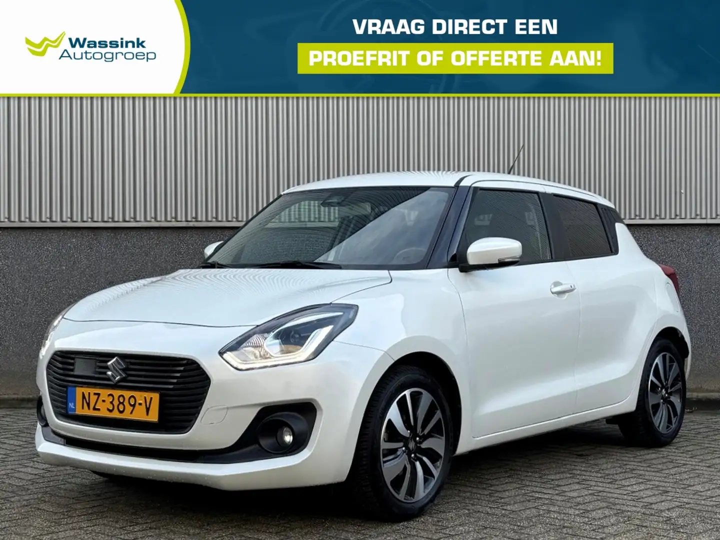 Suzuki Swift 1.2 DualJet 90pk Smart Hybrid Stijl | Navigatie | Blanc - 1