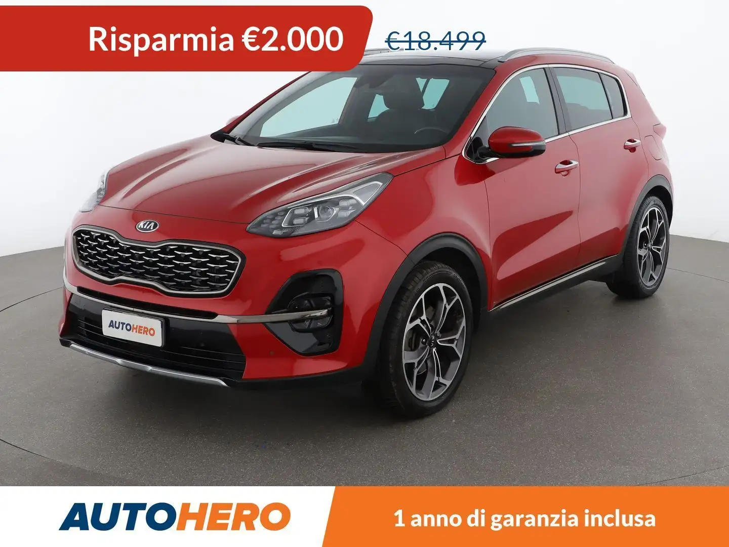 Kia Sportage 1.6 CRDi GT Line 136 CV DCT7 MHEV Rosso - 1