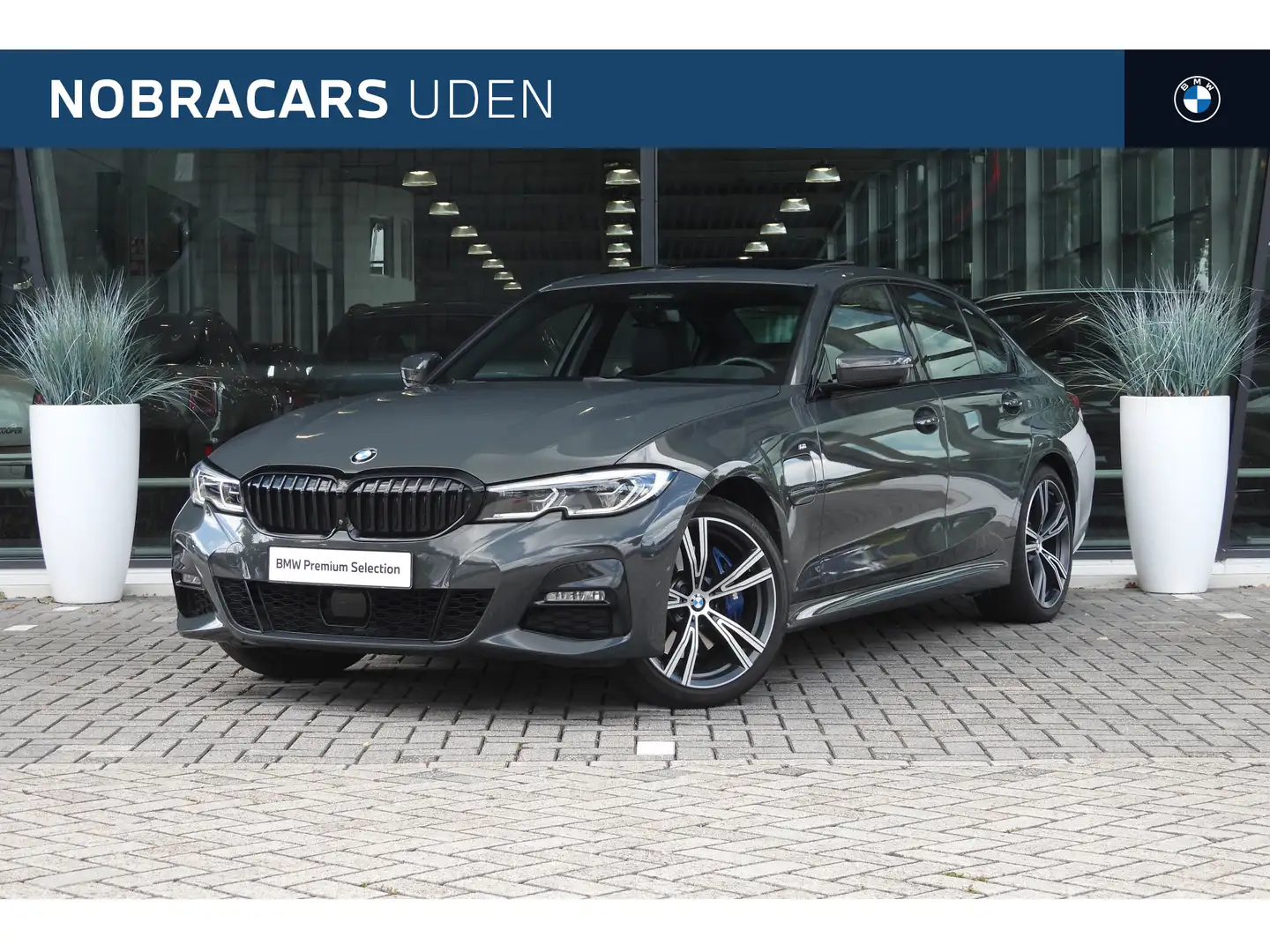 BMW 330 3 Serie 330e Automaat / Schuif-kanteldak / Sportst Grijs - 1