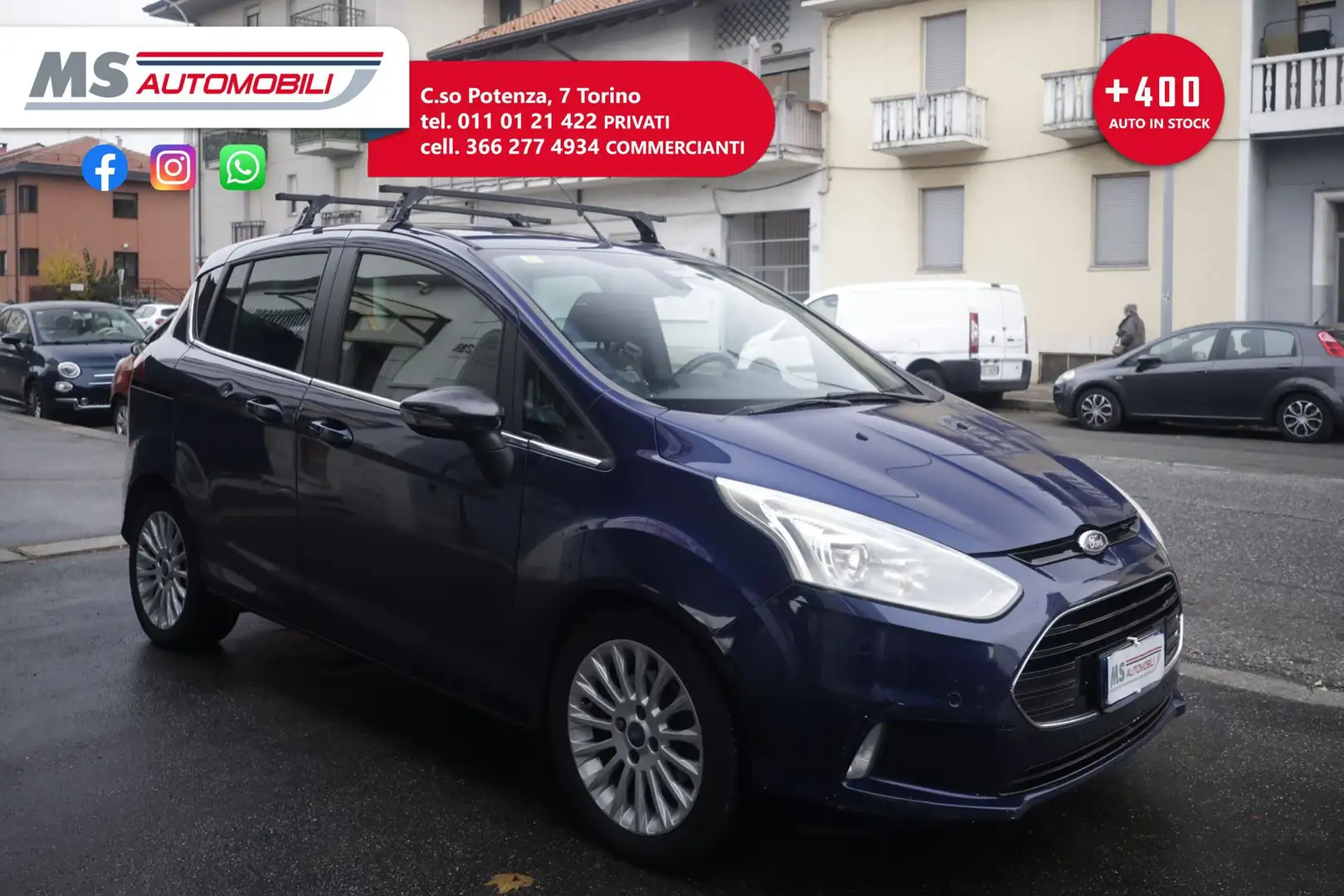 Ford B-Max Ford B-Max 1.6 TDCi 95 CV Individual Blu/Azzurro - 1