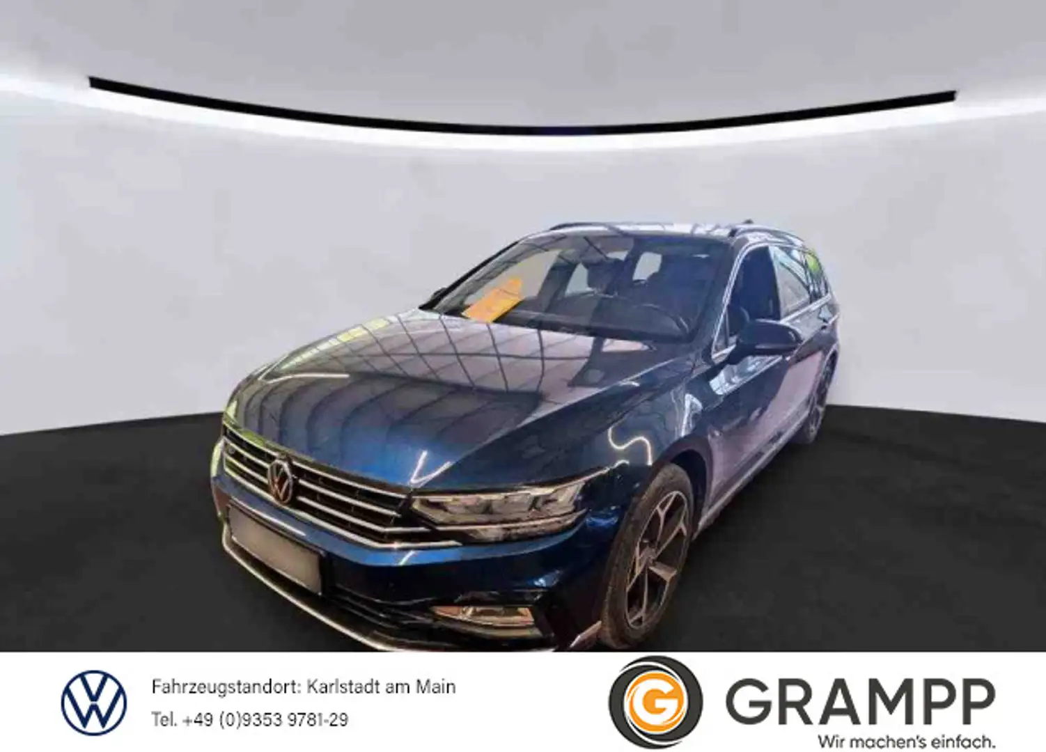 Volkswagen Passat Variant Business 2.0TDI DSG +R-LINE+LEDER Blau - 1