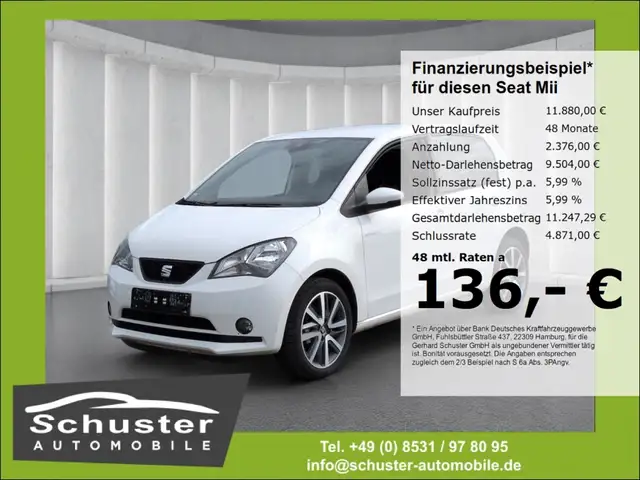 SEAT Mii electric Plus*SHZ Licht/Regensen Bluet Klima