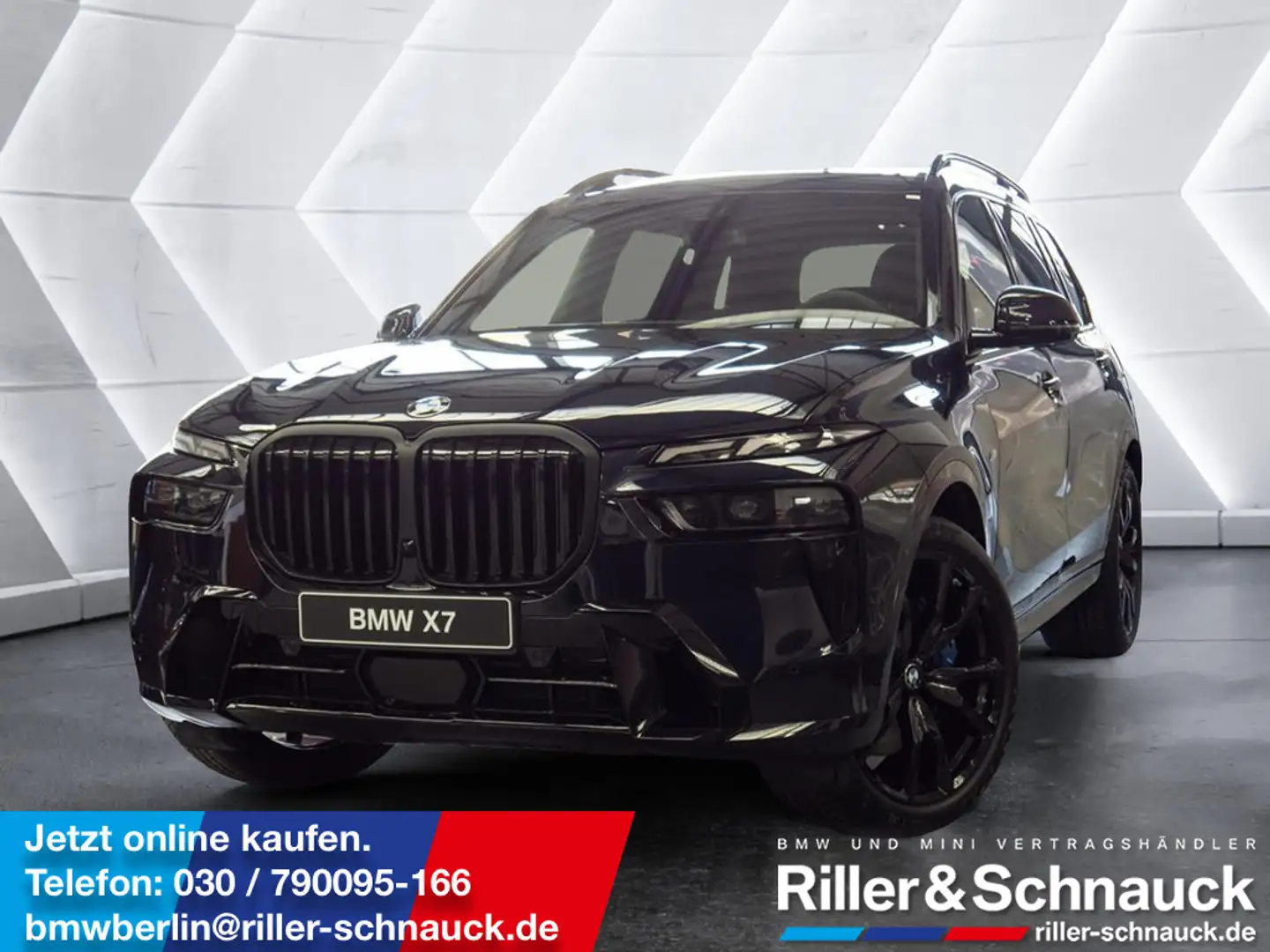 BMW X7 xDrive 40i M-Sport STANDHZ LED PANO 360° Noir - 1